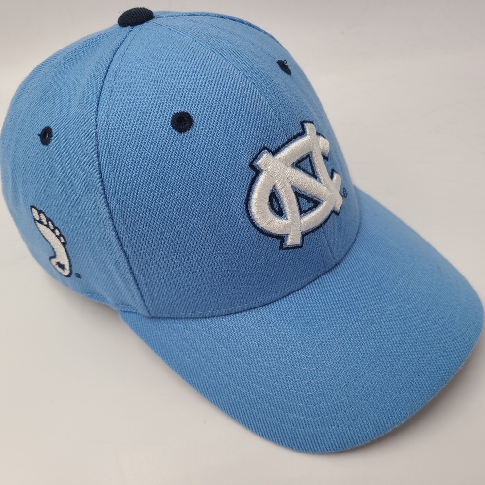 North Carolina Tar Heels Hat Adjustable Blue NCAA University UNC Wool Blend Men